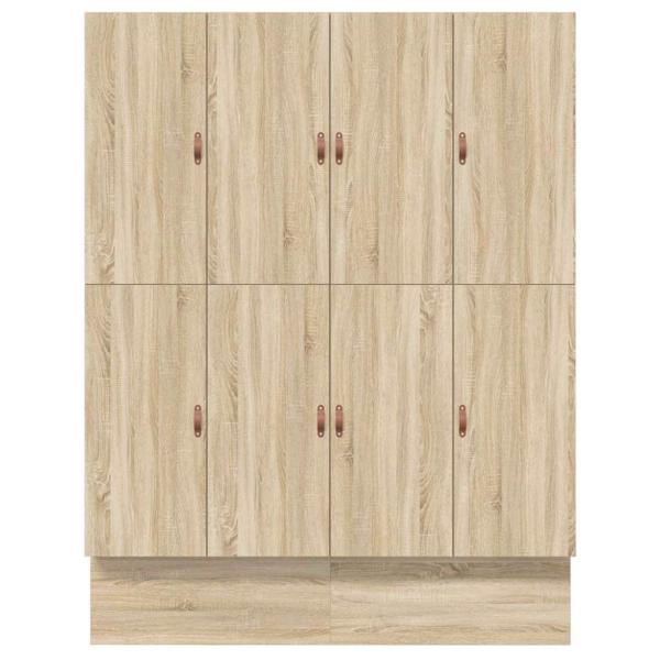 Stauraum Bettgestell Braun Holzwerkstoff 180 x 200 x 31,5 cm
