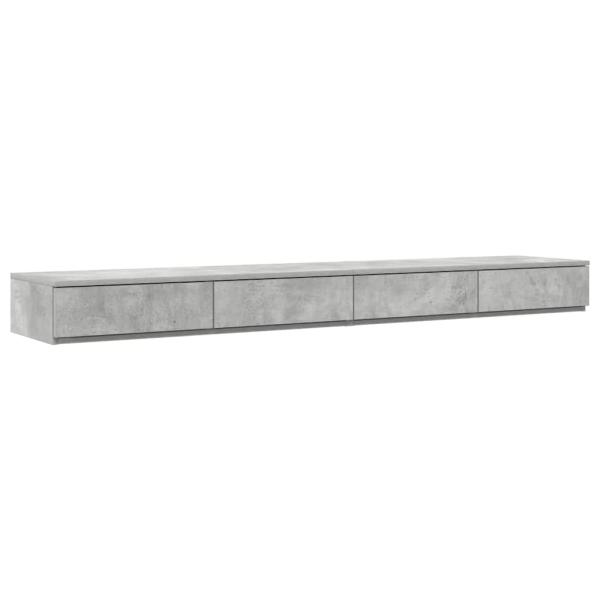 Stauraum Bettgestell Beton Grau 180x200 cm