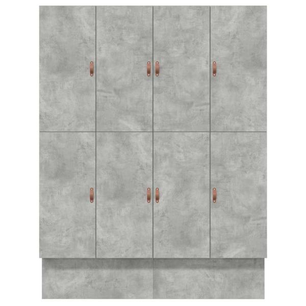 Stauraum Bettgestell Beton Grau 180x200 cm