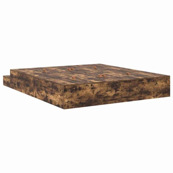 Stauraumbettgestell Braun Holzwerkstoff 180 x 200 x 31,5 cm