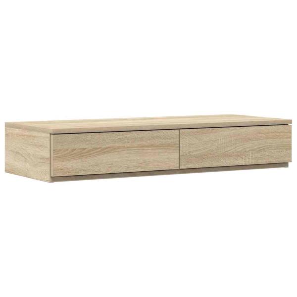 Stauraum Bettgestell Sonoma Eiche Holzwerkstoff 75 x 190 cm