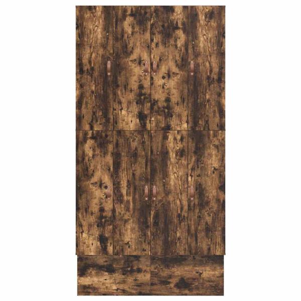 Stauraumbettgestell Geräucherte Eiche Hochwertige Holzwerkstoffe