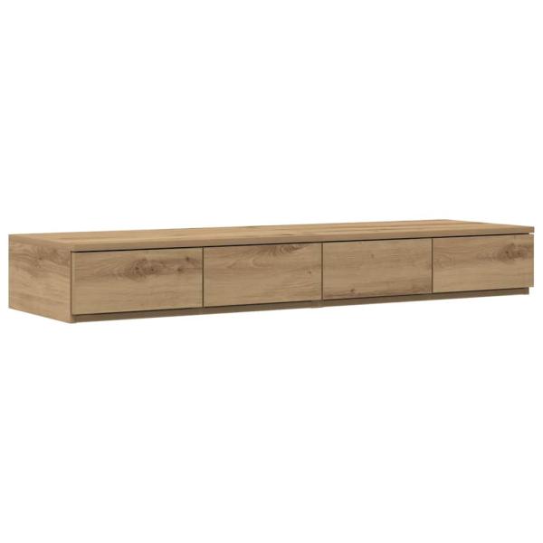 Stauraumbett Massivholz Eiche Widerstandsfähiges Holz 120 x 190 cm