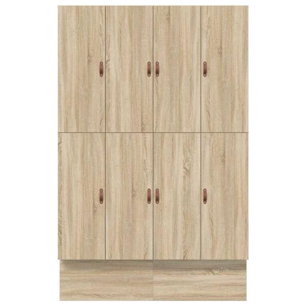 Stauraum Bettgestell Braun Holzwerkstoff 135,5 x 190 x 31,5 cm