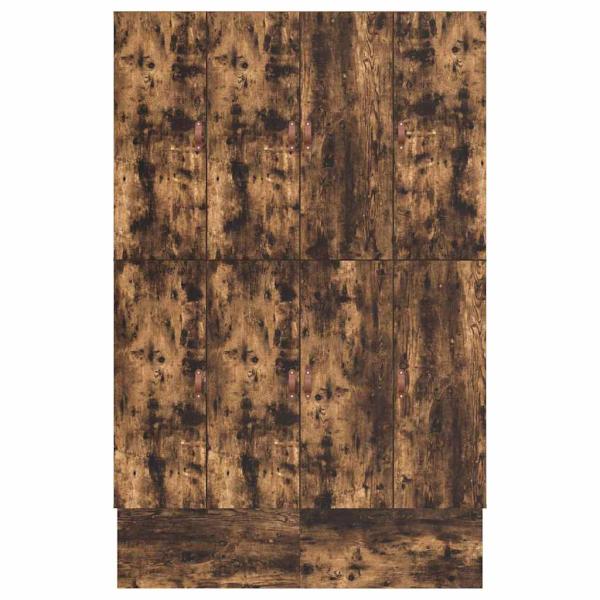 Stauraumbettgestell Braun Holzwerkstoff 135,5 x 190 x 31,5 cm