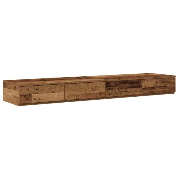 Stauraum Bettgestell Braun Holzwerkstoff 135,5 x 190 x 31,5 cm