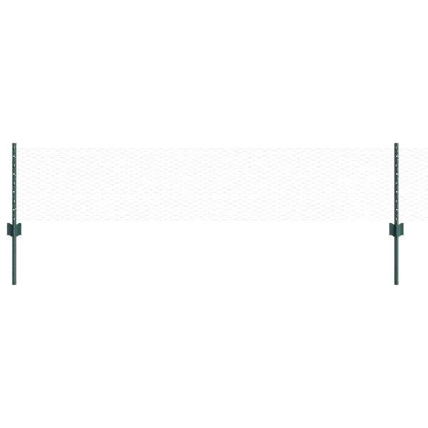 Sechseckiges Gartenzaun-Set Set von 2 Grün