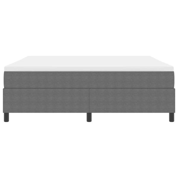 Boxspringbett mit Matratze Hellgrau Super King Cordstoff