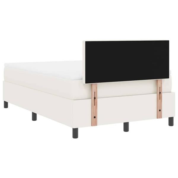 Boxspringbett mit Matratzencreme 120x200 cm Corduroy-Stoff
