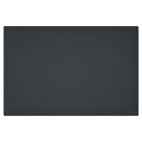 ARDEBO.de - 7-teiliges Garten Esszimmer Set Anthrazit Poly Rattan