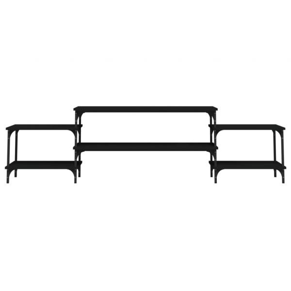 TV-Schrank Schwarz 197x35x52 cm Holzwerkstoff