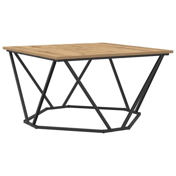 Couchtisch Massivholz Eiche 80x80x45 cm