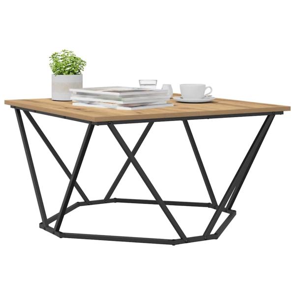 Couchtisch Massivholz Eiche 80x80x45 cm