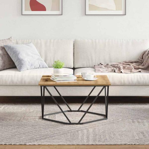 Couchtisch Massivholz Eiche 80x80x45 cm