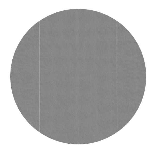 Pool-Bodentuch Hellgrau Ø458 cm Polyester Geotextil