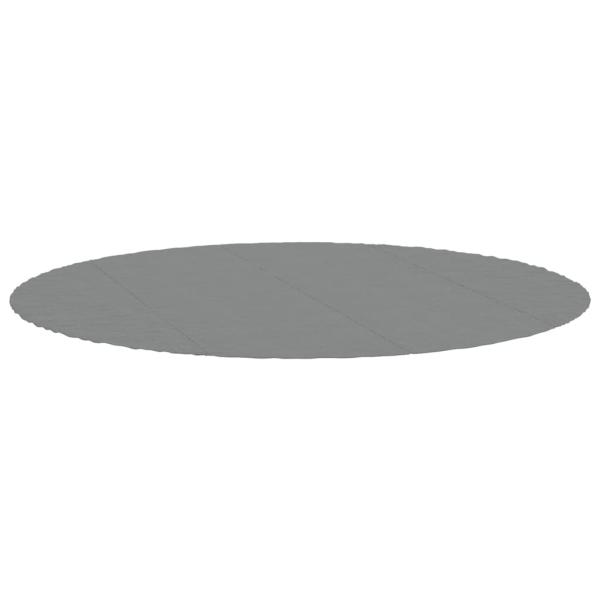 Pool-Bodentuch Hellgrau Ø458 cm Polyester Geotextil