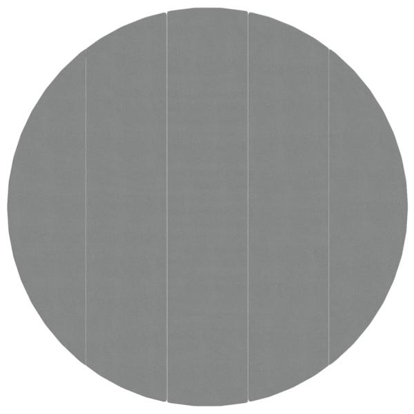 Pool-Bodentuch Hellgrau Ø550 cm Polyester Geotextil