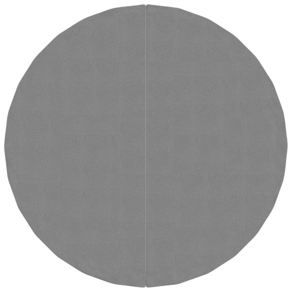 Pool-Bodentuch Hellgrau Ø244 cm Polyester Geotextil
