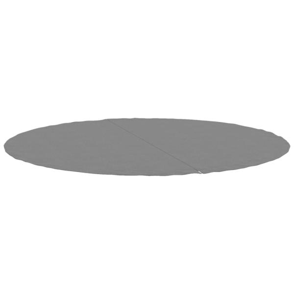 Pool-Bodentuch Hellgrau Ø244 cm Polyester Geotextil