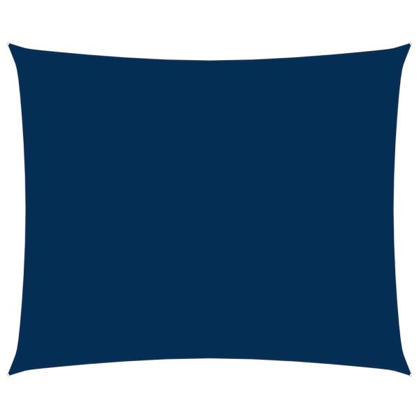 Sonnensegel Oxford-Gewebe Rechteckig 6x7 m Blau