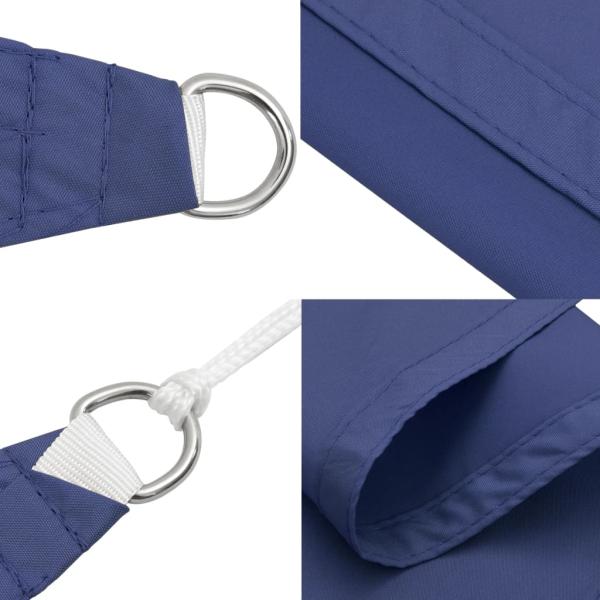 Sonnensegel Oxford-Gewebe Rechteckig 6x7 m Blau
