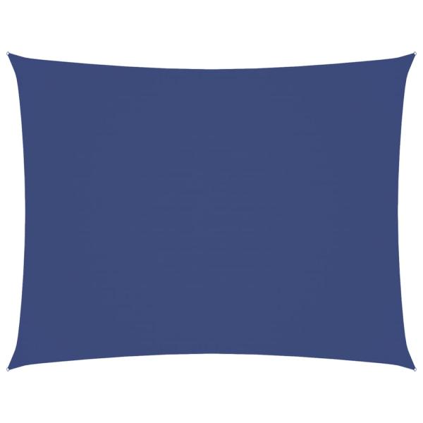 Sonnensegel Oxford-Gewebe Rechteckig 6x7 m Blau