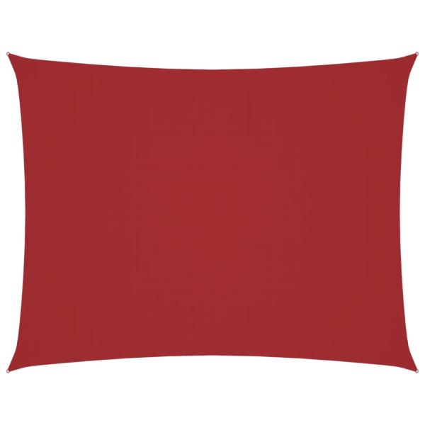 Sonnensegel Oxford-Gewebe Rechteckig 2,5x3,5 m Rot