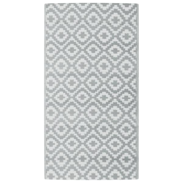 Outdoor-Teppich ARAKIL Grau 80x150 cm PP