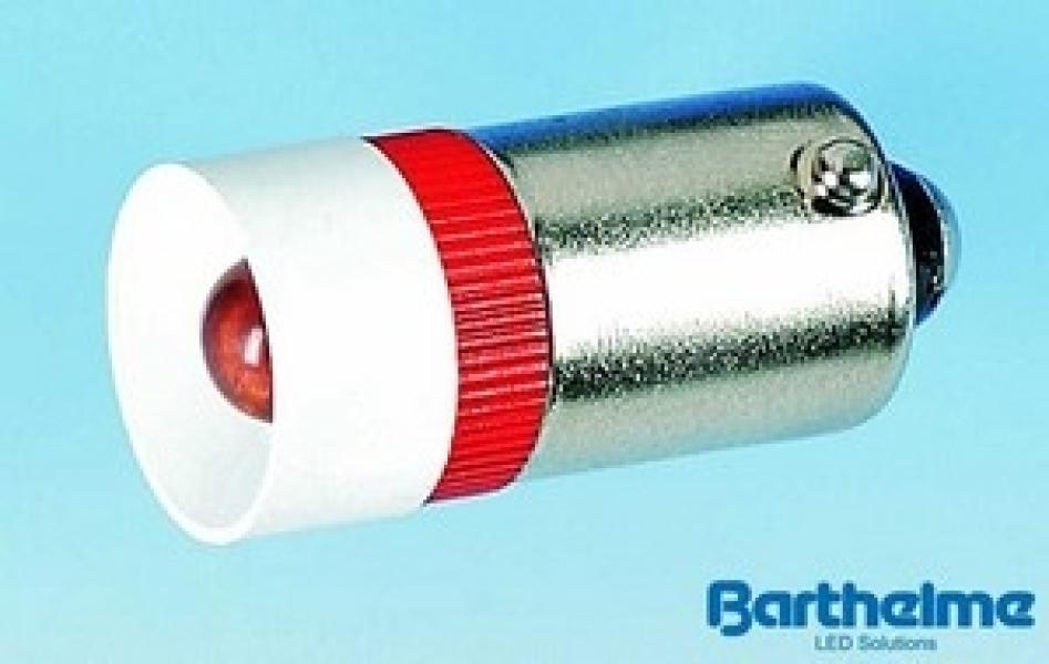 ARDEBO.de - 53092315 Single-LED 10x25mm BA9s 230V AC/DC weiss