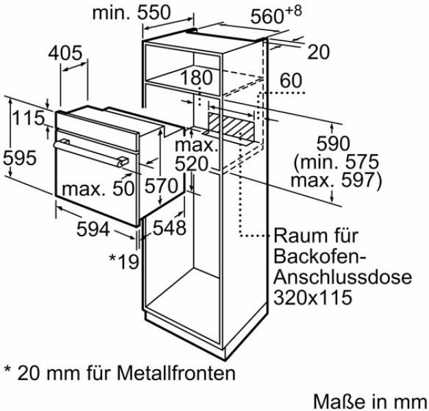 Siemens iQ100 EQ110KAFB EEK: A Einbau-Herd-Set (EA631GNA1E + HE010FBA1), 3D Heißluft, Schnellaufheizung, schwarz