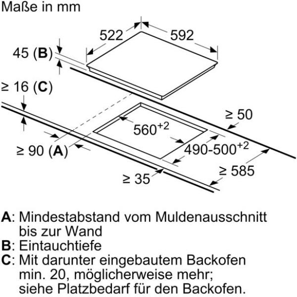 Siemens iQ100 EQ110KAFB EEK: A Einbau-Herd-Set (EA631GNA1E + HE010FBA1), 3D Heißluft, Schnellaufheizung, schwarz