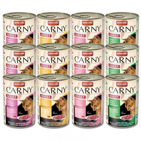 ARDEBO.de Animonda Cat Carny Adult Mixpaket 2 Kräftige Variation 12x400g