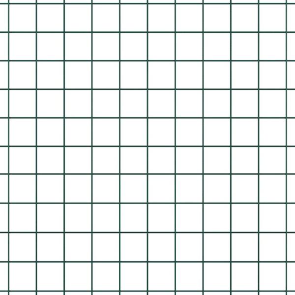 Schweißdrahtzaun mit 11 U-Posten Grün 1.4x25 m Stahl