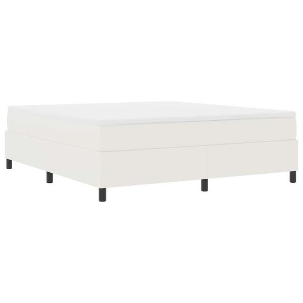 ARDEBO.de - Boxspringbett mit Matratze Creme Super King Samtstoff
