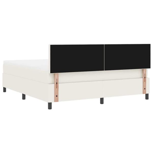 ARDEBO.de - Boxspringbett mit Matratzencreme Super King Cord-Stoff