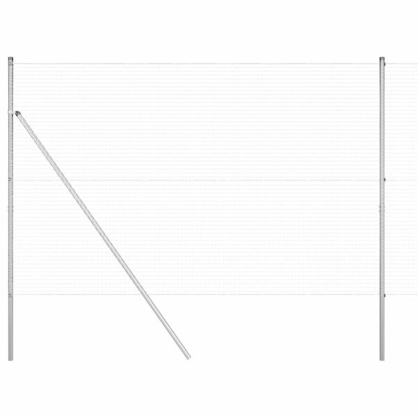 Zaunpfosten Set Set aus 2 Verzinkter Stahl