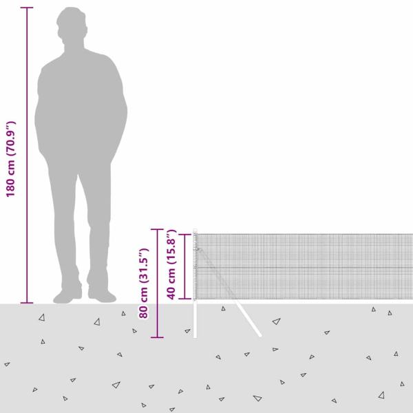Schweißdrahtzaun mit 13 Pfosten 0.4x25 m verzinktem Stahl