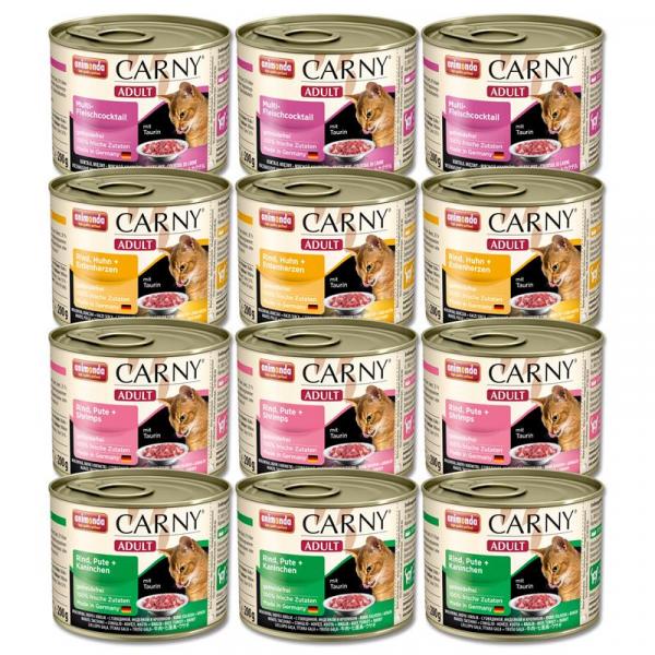 ARDEBO.de Animonda Cat Carny Adult Mixpaket 2 Kräftige Variation 12x200g