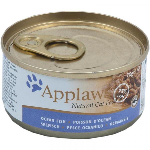 ARDEBO.de Applaws Cat Nassfutter Dose mit Seefisch 70 g