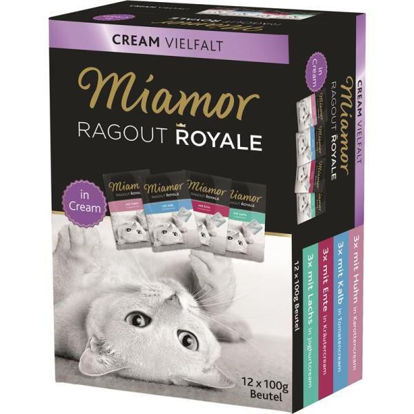 Miamor FB Ragout Royale Multibox Cream Vielfalt  12 x 100 g   (Menge: 5 je Bestelleinheit)