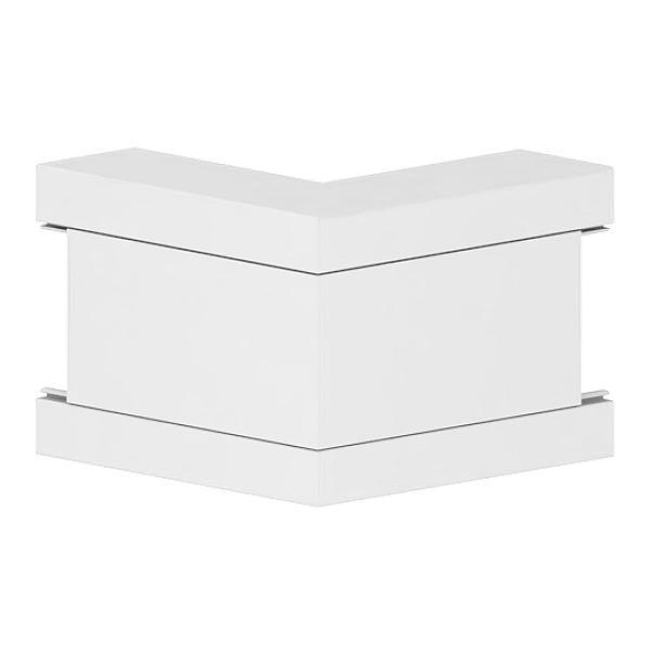 ARDEBO.de GGK 12796 Außeneck BR, 60x130/80mm, PVC, Gehrungsformteil, weiß