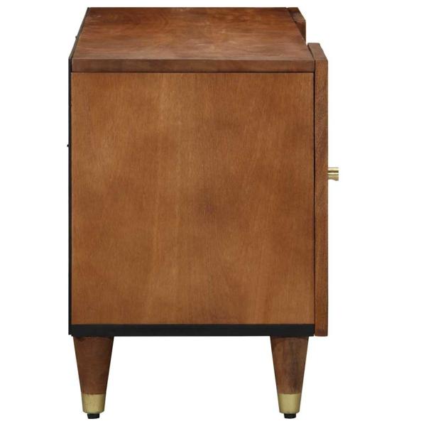 Medienspeicherschränke & -regale Honigbraun Massivholz Akazie