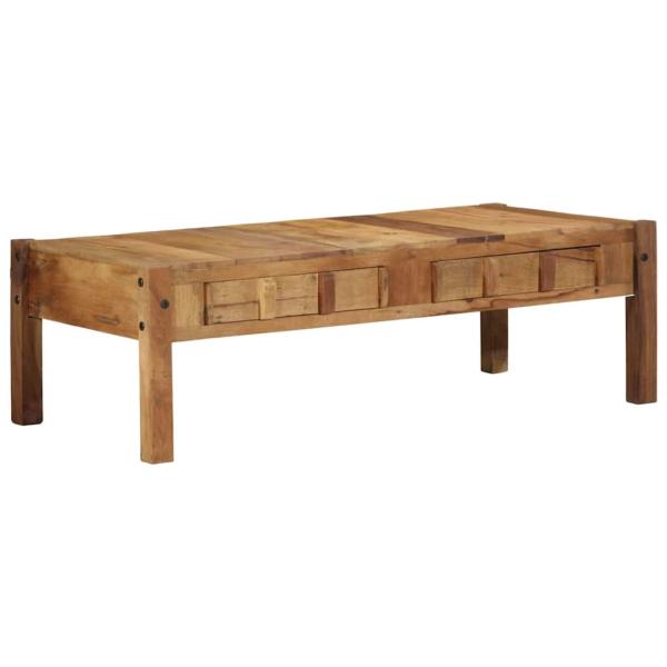 Couchtisch 110x55x35 cm Recyceltes Massivholz