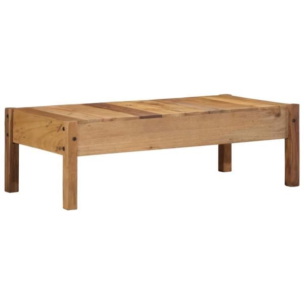 Couchtisch 110x55x35 cm Recyceltes Massivholz