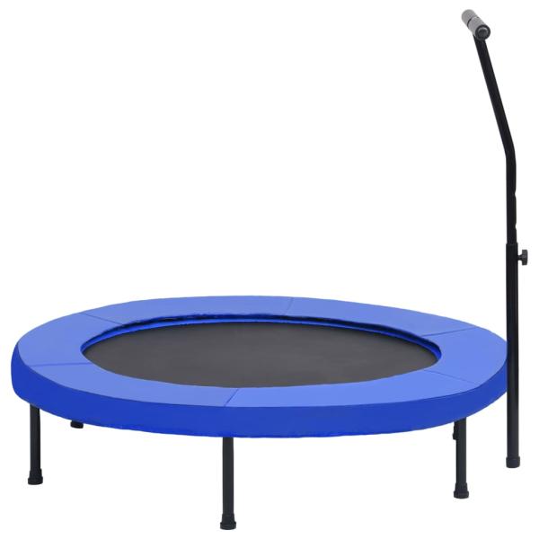 Fitness Trampolin mit Griff und Sicherheitspolster 122 cm
