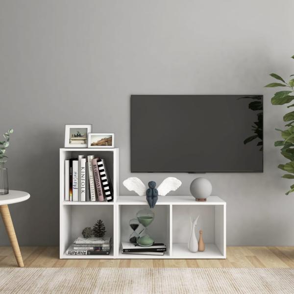 ARDEBO.de - TV-Schränke 2 Stk. Weiß 72x35x36,5 cm Holzwerkstoff