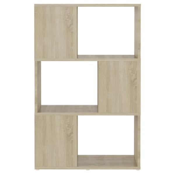 Bücherregal Raumteiler Sonoma-Eiche 60x24x94 cm Holzwerkstoff