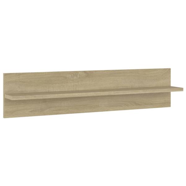 Wandregale 2 Stk. Sonoma-Eiche 80x11,5x18 cm Holzwerkstoff