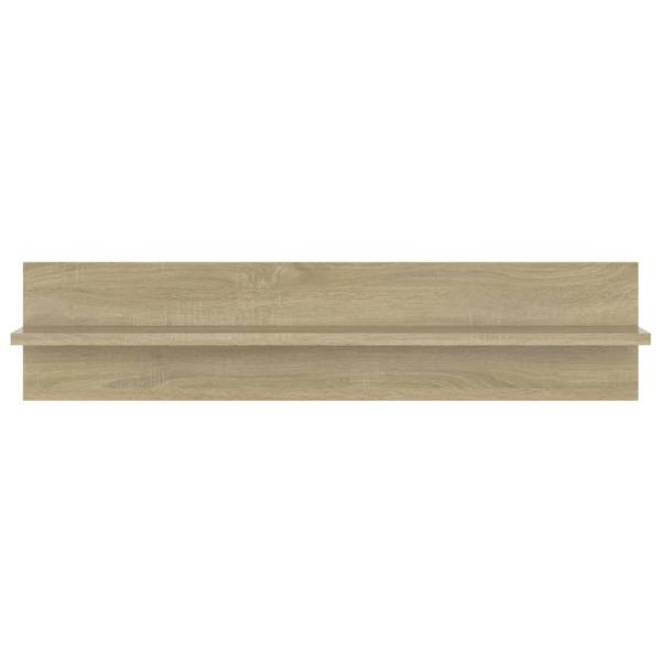 Wandregale 2 Stk. Sonoma-Eiche 80x11,5x18 cm Holzwerkstoff