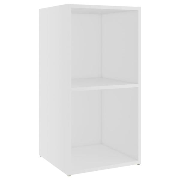 TV-Schränke 2 Stk. Weiß 72x35x36,5 cm Holzwerkstoff